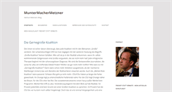 Desktop Screenshot of muntermachermetzner.de